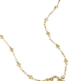 Chain with links and hearts detachable and adjustable