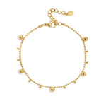 Bracelet with alternating balls