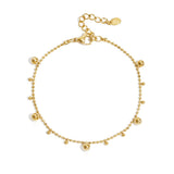 Bracelet with alternating balls