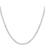Solid bead necklace-6mm