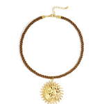 Polyester Pendant necklaces sun Casual Daily Simple Series Women's jewelry