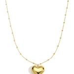 Stainless Steel Long Necklaces Heart Casual Daily Simple Series Women's jewelry