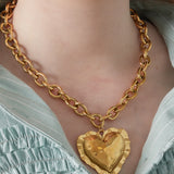 Embrace heart Necklace