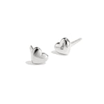 Bold Heart Stainless Steel Earrings