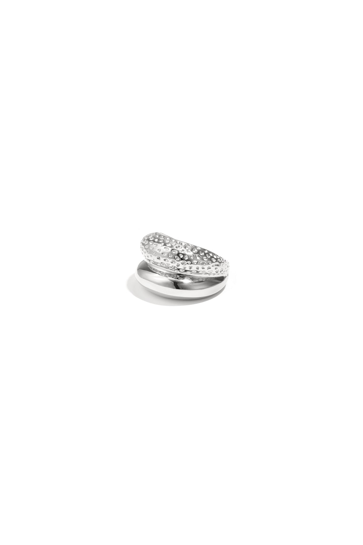 Double ring with structure