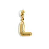 DIY initial letter jewelry charm
