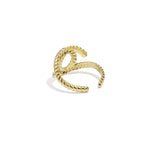 Stainless Steel Statement Rings lines Casual Daily Simple Series Women's jewelry