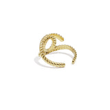 Stainless Steel Statement Rings lines Casual Daily Simple Series Women's jewelry