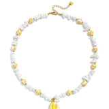 Ceramics Beaded Necklaces Flower Vacation Holiday/Beach Romantic Series Women's jewelry