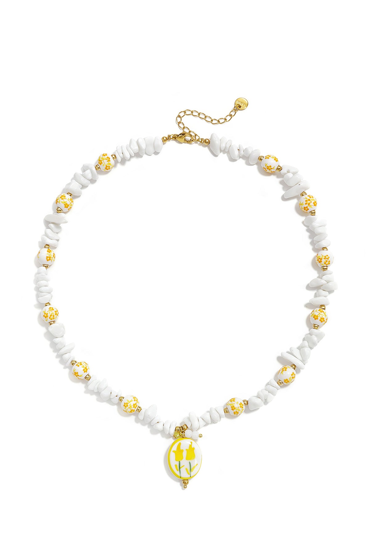 Ceramics Beaded Necklaces Flower Vacation Holiday/Beach Romantic Series Women's jewelry