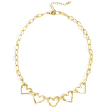 Stainless Steel Chain Necklaces Heart Casual Daily Simple Series Women's jewelry