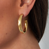   Hoop Earrings irregular shape Casual Daily Simple Series Women's jewelry