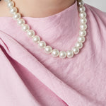 Pearl baby necklace -14mm