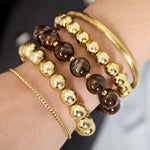 Bracelets set of 3 with beads