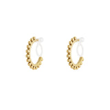 Bold Ring Clip Earrings