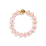 Statement bracelet with heart-shaped beads