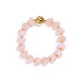 Statement bracelet with heart-shaped beads