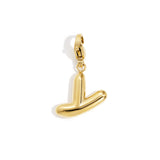 DIY initial letter jewelry charm
