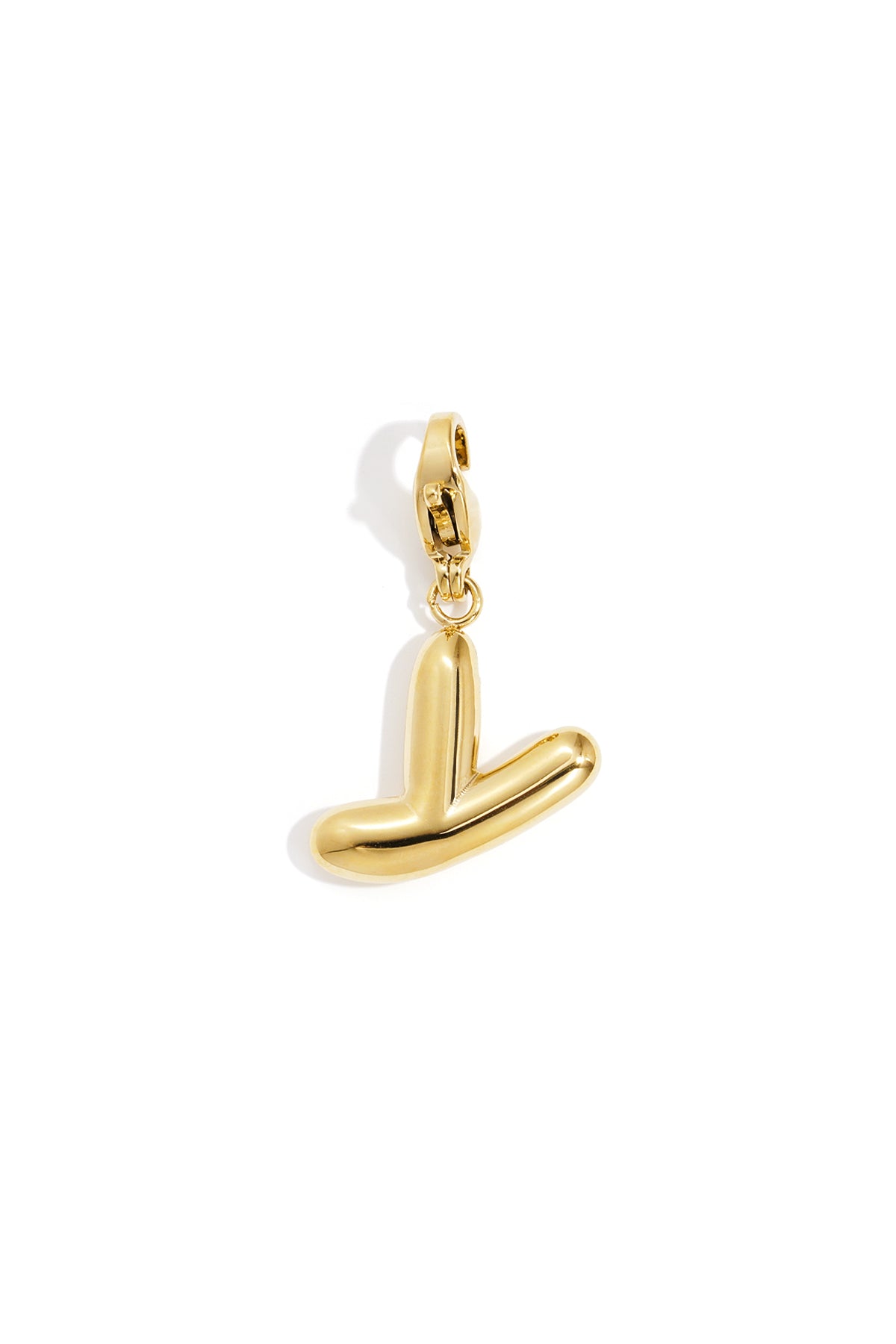 DIY initial letter jewelry charm