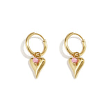 vivid heart earrings