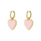Funky Heart Earrings