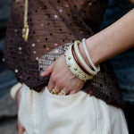 Acrylic Bangles Solid Color Casual Daily Simple Series Women's jewelry