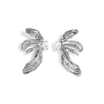 Stainless Steel Stud Earrings Flower Simple Simple Series Women's jewelry