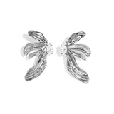 Stainless Steel Stud Earrings Flower Simple Simple Series Women's jewelry