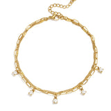Stainless Steel Anklets Chain Casual Daily Simple Series Women's jewelry