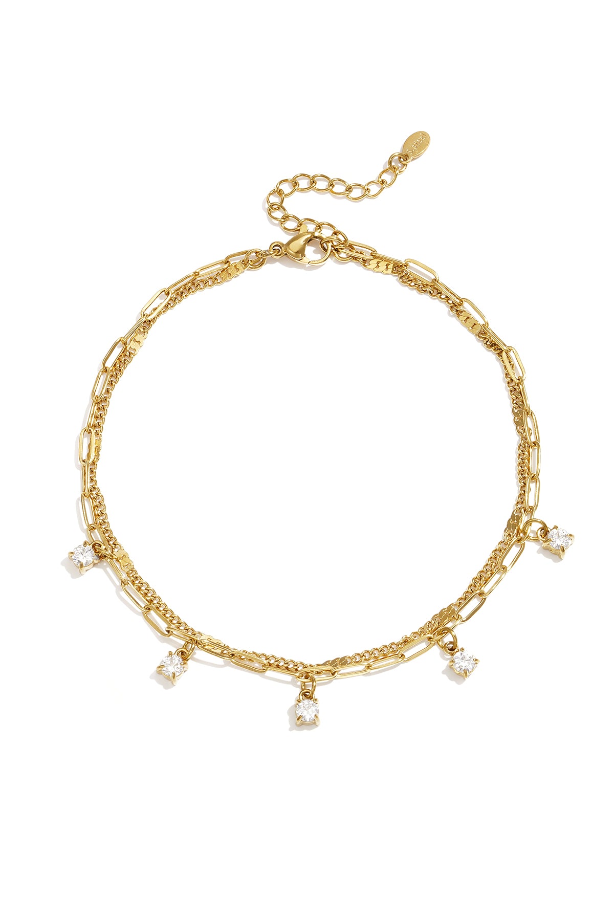 Stainless Steel Anklets Chain Casual Daily Simple Series Women's jewelry