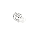 3-tiered ring with an elliptical set