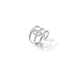3-tiered ring with an elliptical set