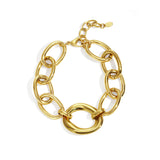 Stainless Steel Chain Bracelets Chain Casual Daily Simple Series Women's jewelry