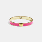 Bracelet in various colors with heart detail - 0.9 cm