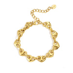 Stainless Steel Chain Bracelets Chain Casual Daily Simple Series Women's jewelry