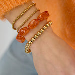 Bracelet set with chunky beads