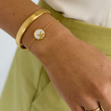 Bracelet with starfish in circle