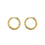 Stainless Steel Hoop Earrings Circle Simple Daily Simple Series Women's jewelry