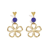 Stainless Steel Dangle Earrings Flower Daily Simple Series Women's jewelry