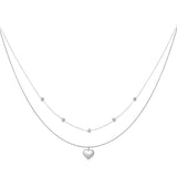 Layered Necklaces Heart Casual Daily Simple Series Women's jewelry