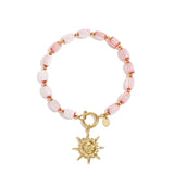 Stainless Steel Beaded Bracelets Heart Casual Daily Simple Series Women's jewelry
