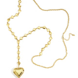 Stainless Steel Long Necklaces Heart Casual Daily Simple Series Women's jewelry