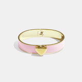 Bracelet in various colours with heart detail - 1.3 cm