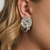 Iron Stud Earrings irregular shape Elegant Christmas Luxurious Series Women's jewelry