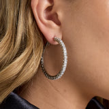 Copper Hoop Earrings Geometric Elegant Christmas Luxurious Series Women's jewelry