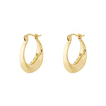 Curve hoop earrings