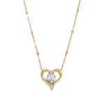 Stainless Steel Pendant necklaces Heart Simple Daily Simple Series Women's jewelry