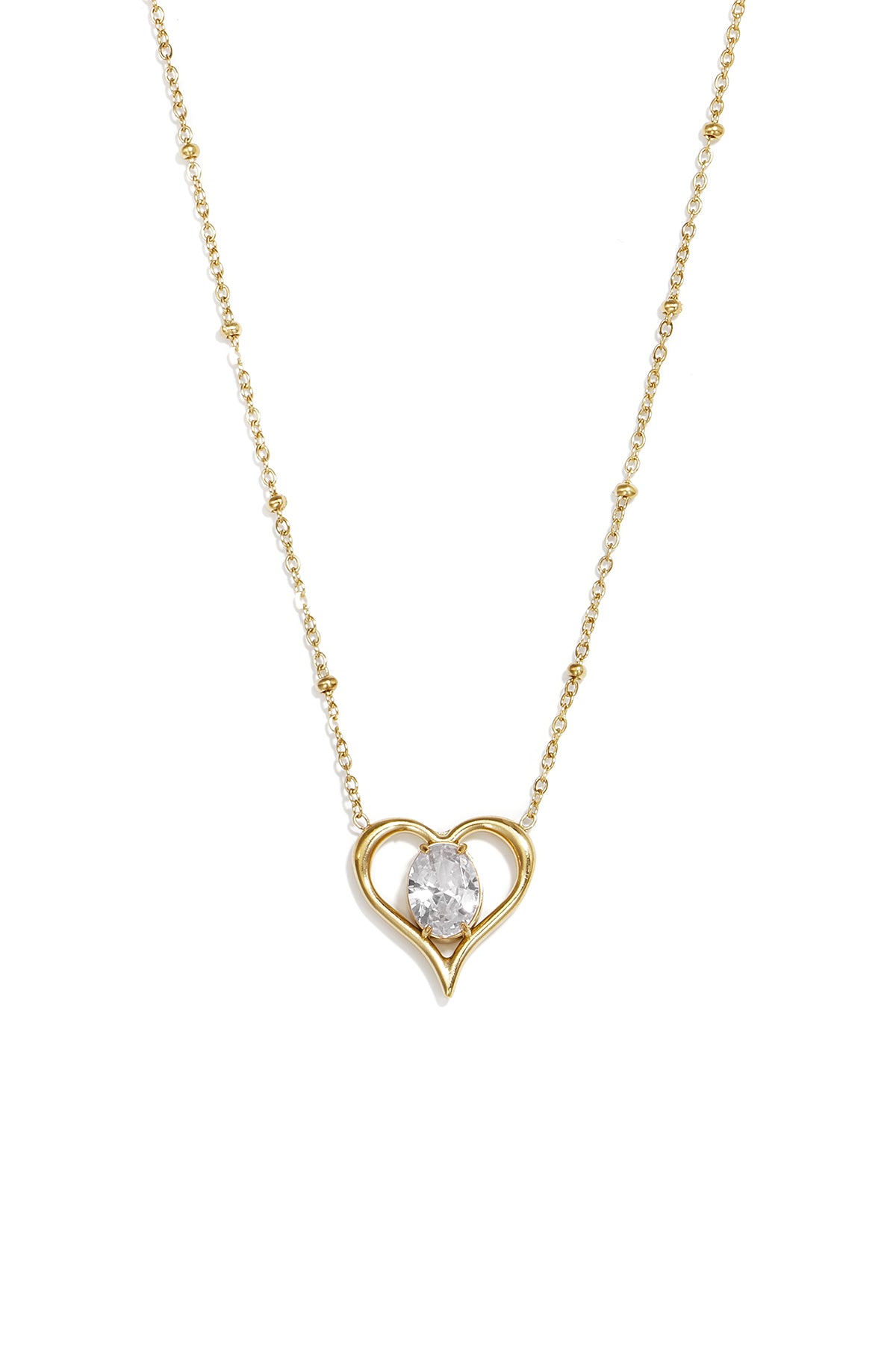 Stainless Steel Pendant necklaces Heart Simple Daily Simple Series Women's jewelry
