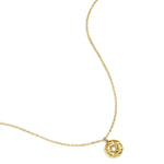 Necklace with donut charm