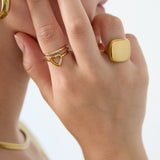 Square statement ring
